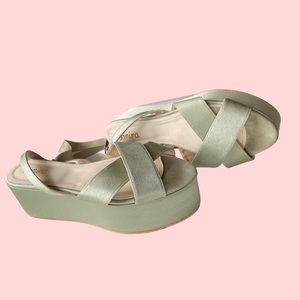Satin Flatform Vanina Shoes